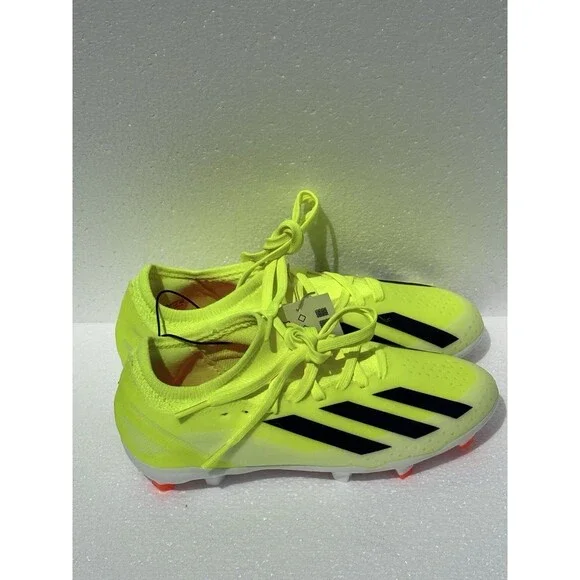 NEW Adidas X Crazyfast League FG Soccer Cleats Shoes Yellow IF0691 Youth 1.5 - Picture 5 of 9